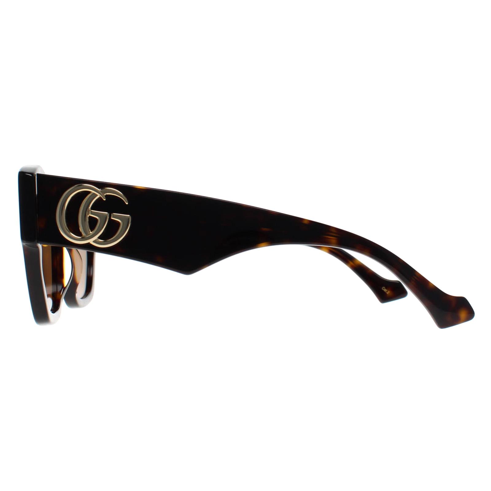 Brown Gucci Brown Cat Eye Tortoise Brown GG1422S, Image 3 of 4