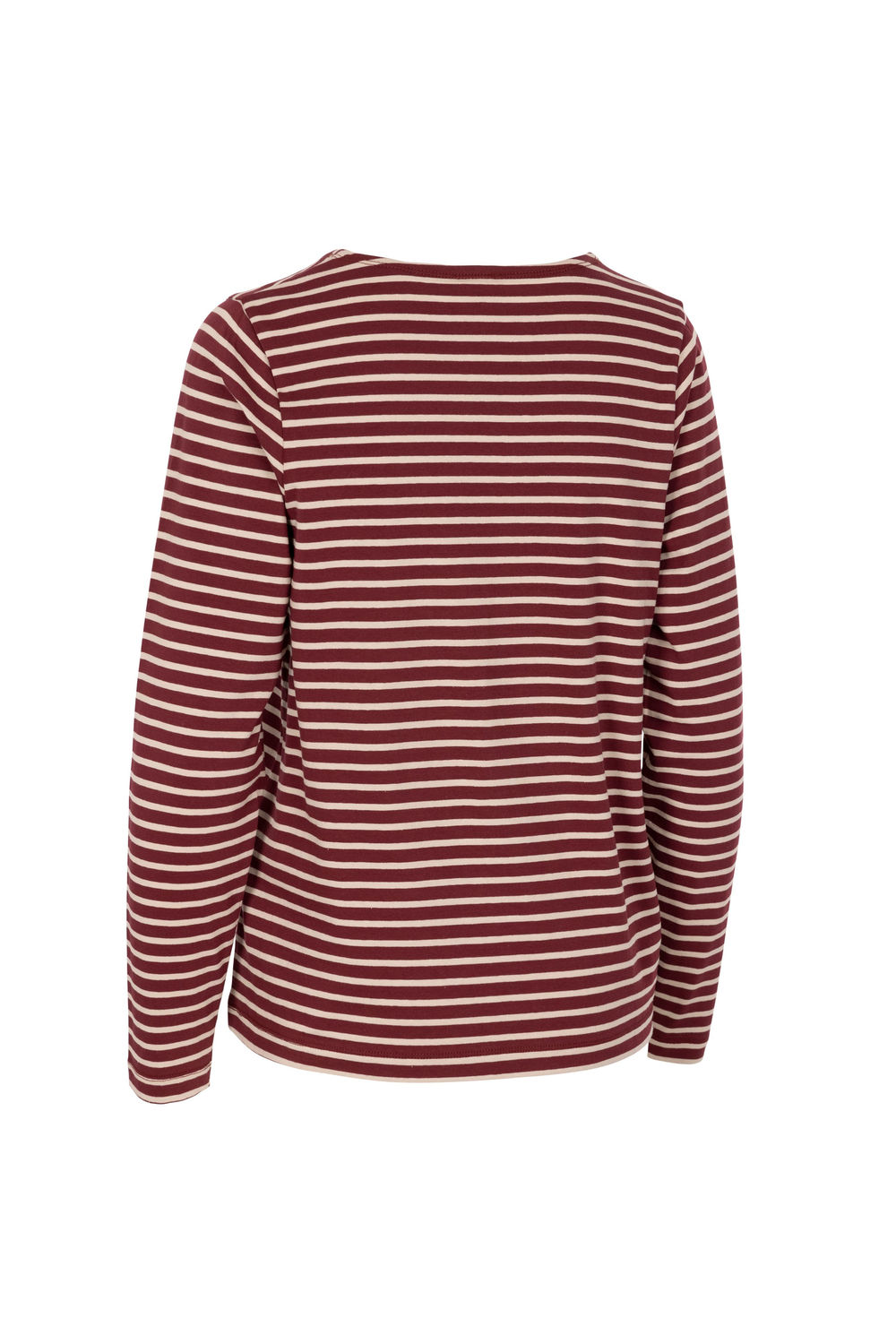 Wine Karen Yarn Dyed Stripe Shirt, Image 2 of 5
