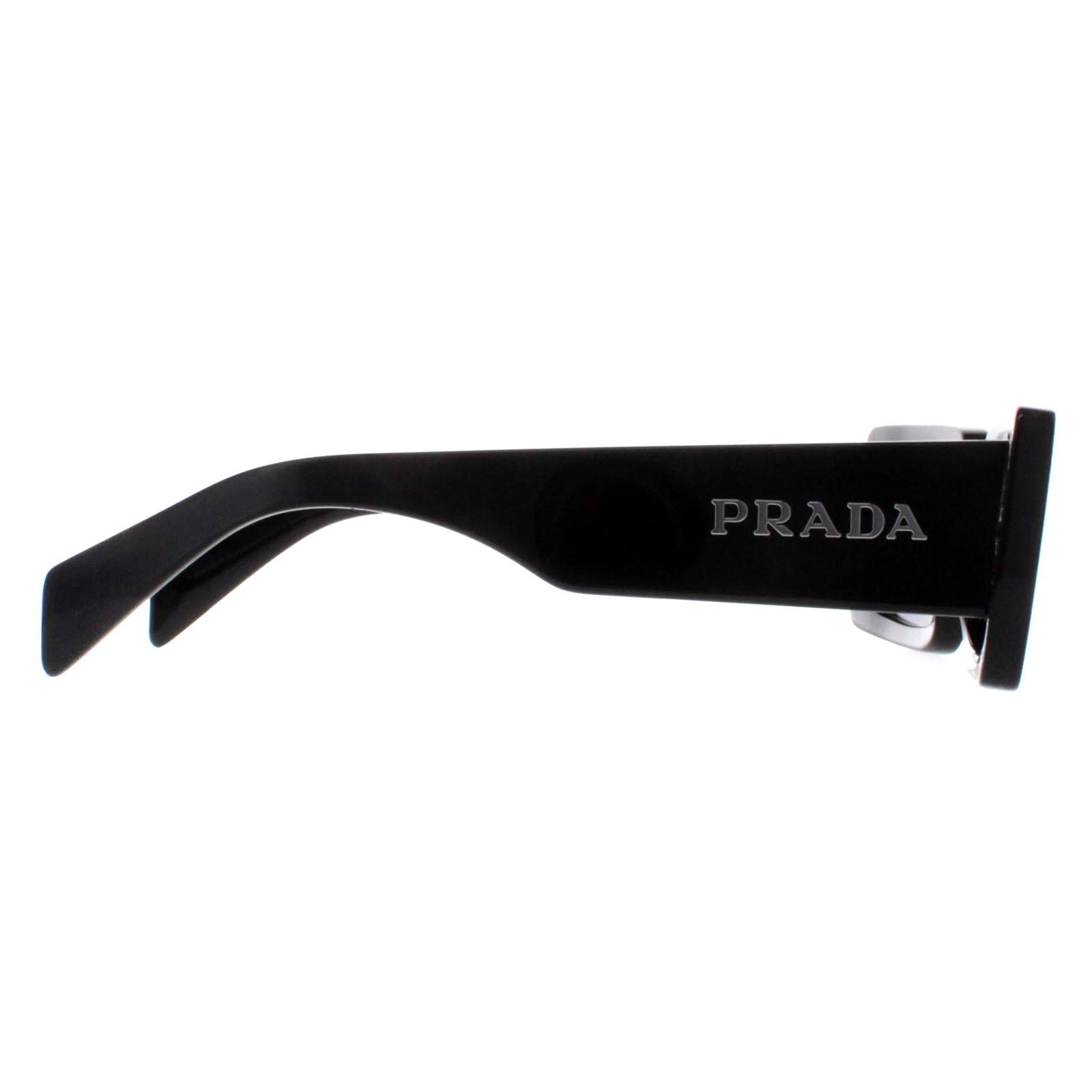 Black Prada Black Rectangle Black Dark Grey PRA07S, Image 4 of 4