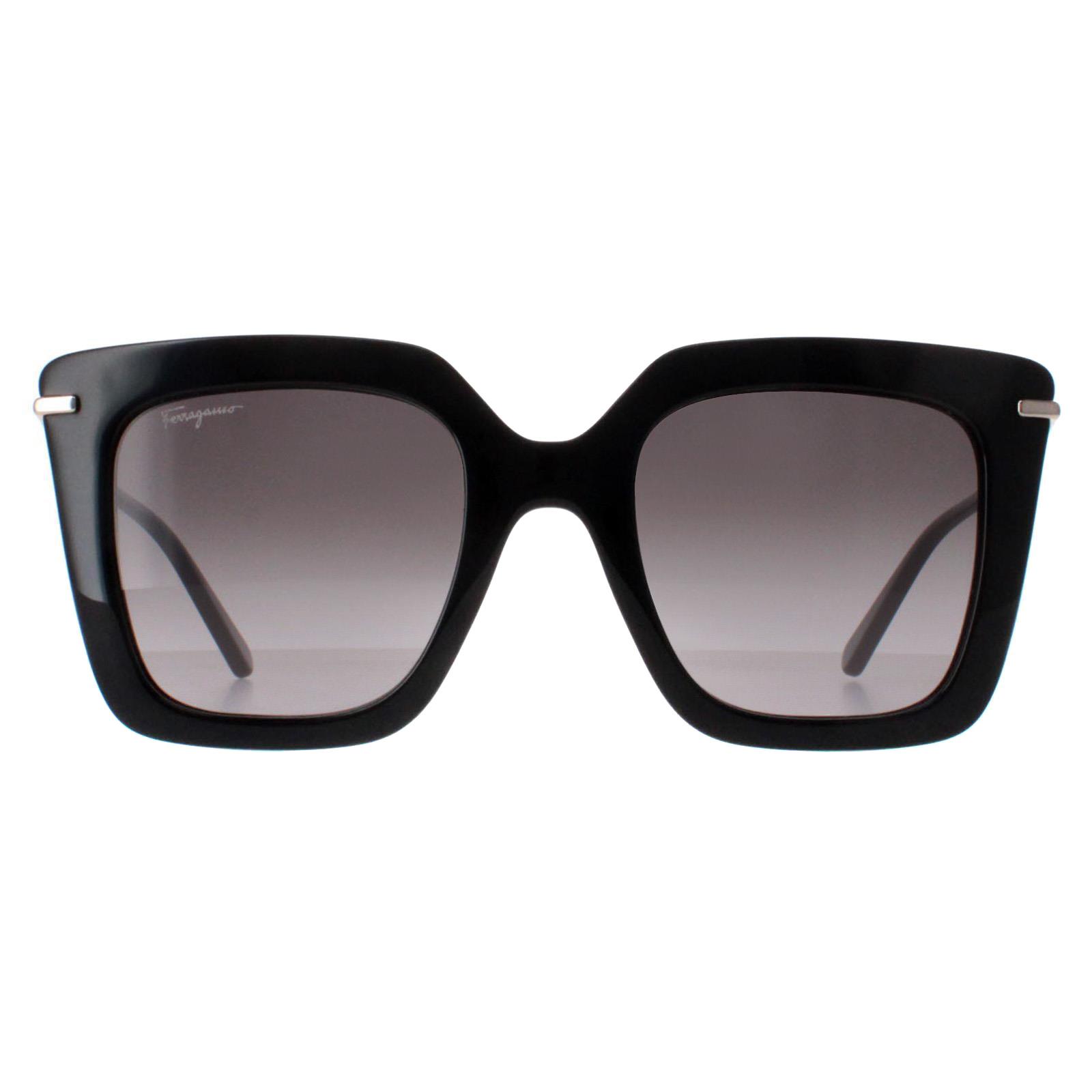 Black Salvatore Ferragamo Black Square Black Smoke Gradient SF1041S, Image 1 of 4