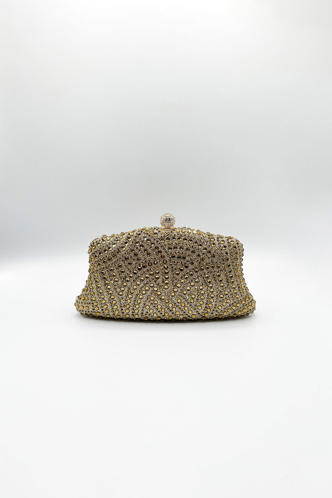 Gold Embellished Clutch Bag, Image 2 of 5