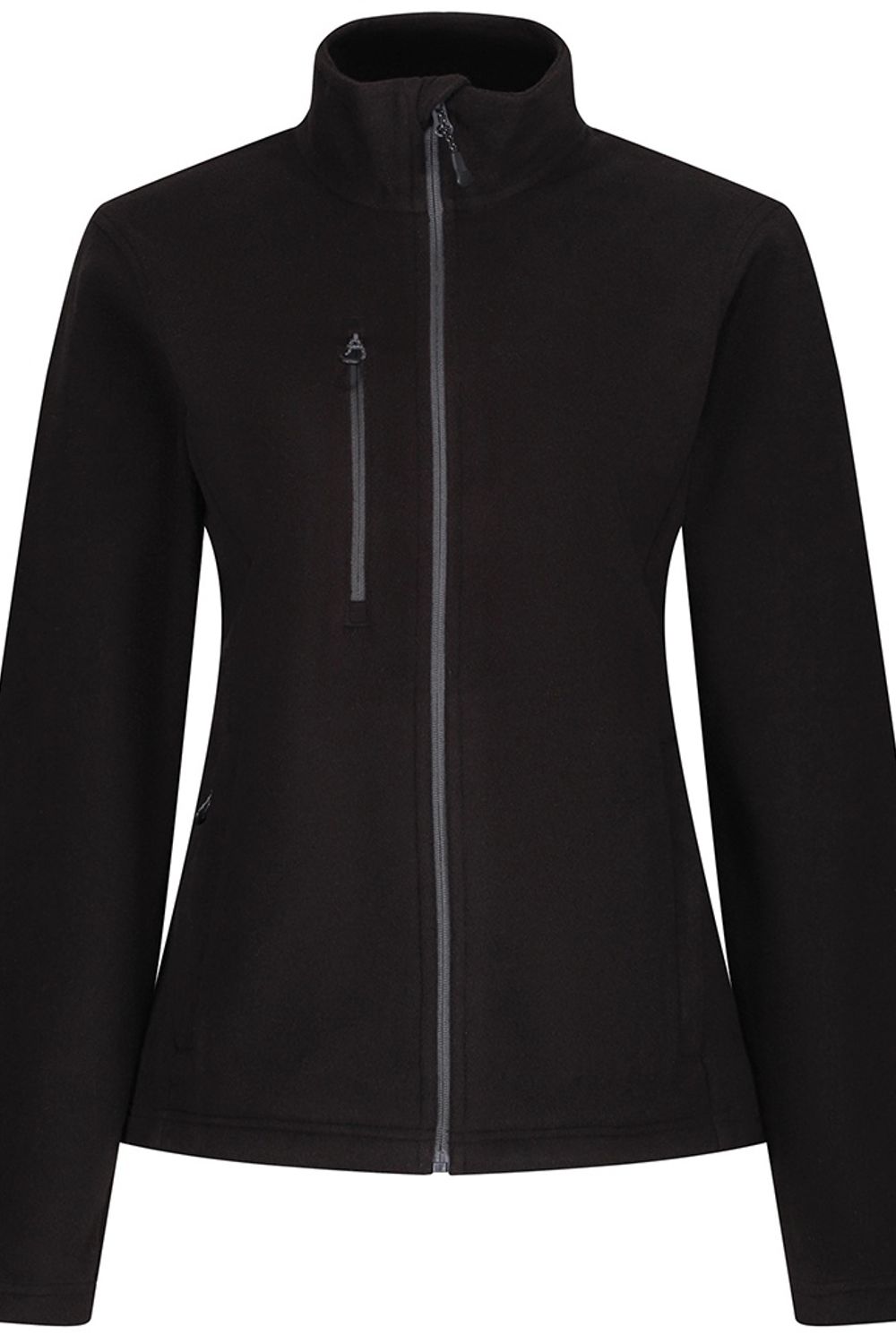 Black Honestly Made Recycled Fleece Jacket, Image 1 of 3