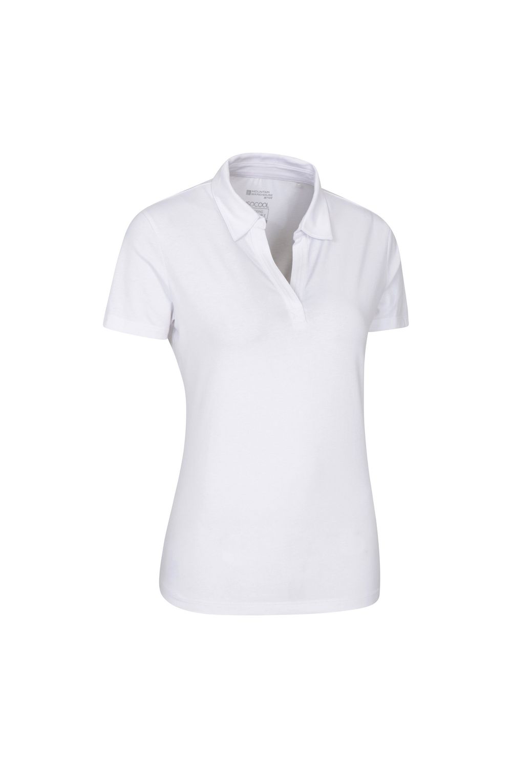 White UV Protection Polo Shirt, Image 4 of 4
