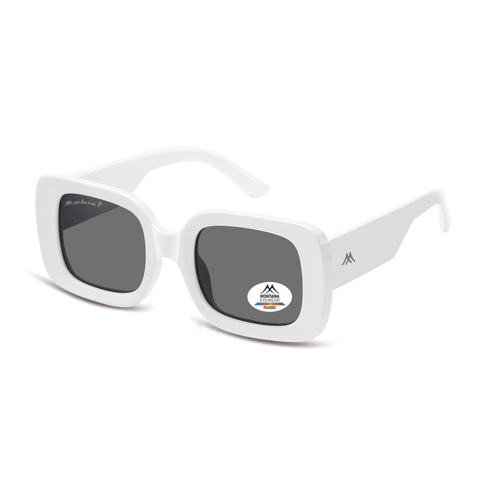 White Montana White Square White Grey Polarized MP68, Image 2 of 3
