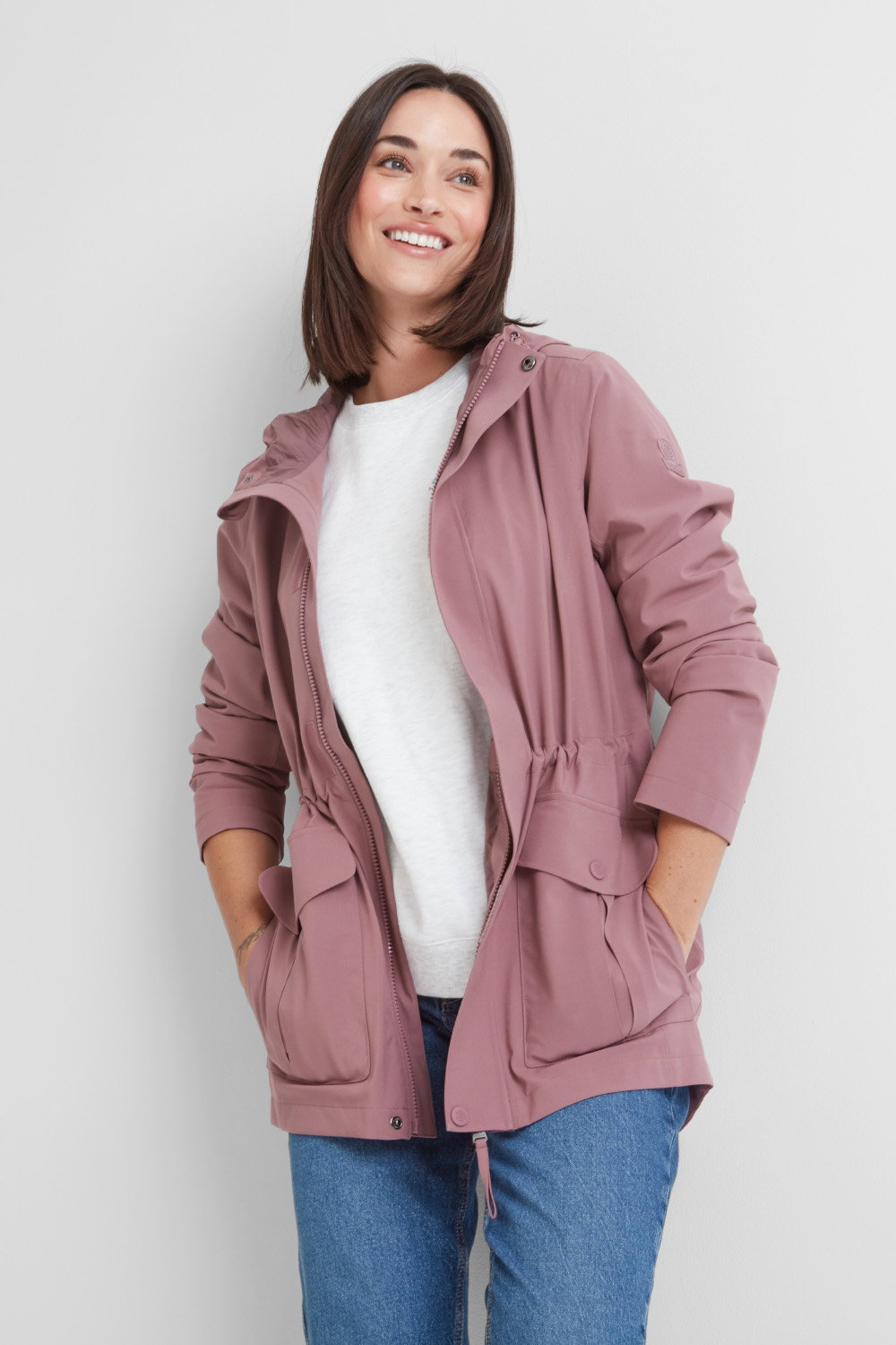 Mauve Burradon Waterproof Jacket, Image 1 of 6