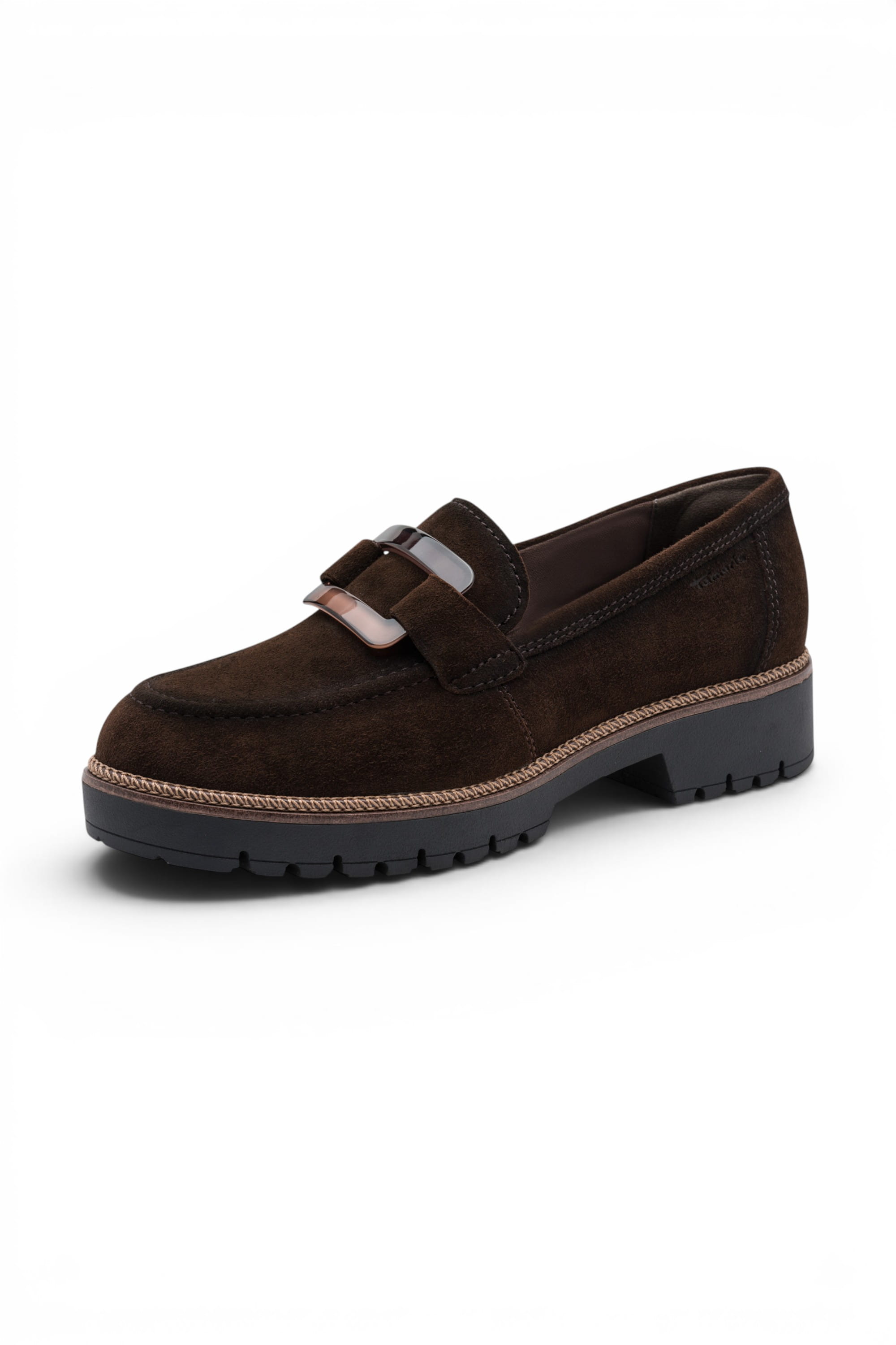 Brown Suede Leather Loafer Casual Shoes, Image 2 of 8