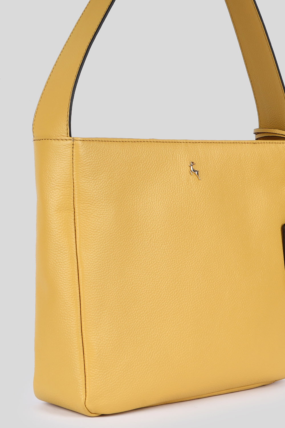 Ochre Ashwood Leather Ochre 'Capolavoro Veneziano' Real Leather Hobo Shoulder Bag, Image 2 of 4