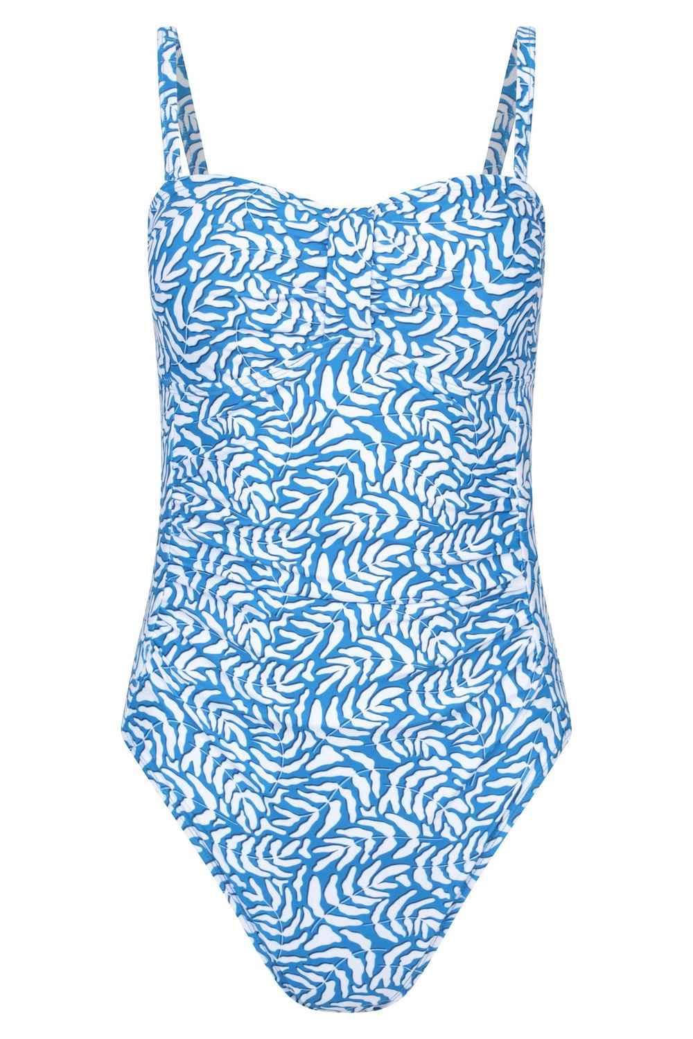 Blue Resort Tummy Control Swimsuit, Image 1 of 3