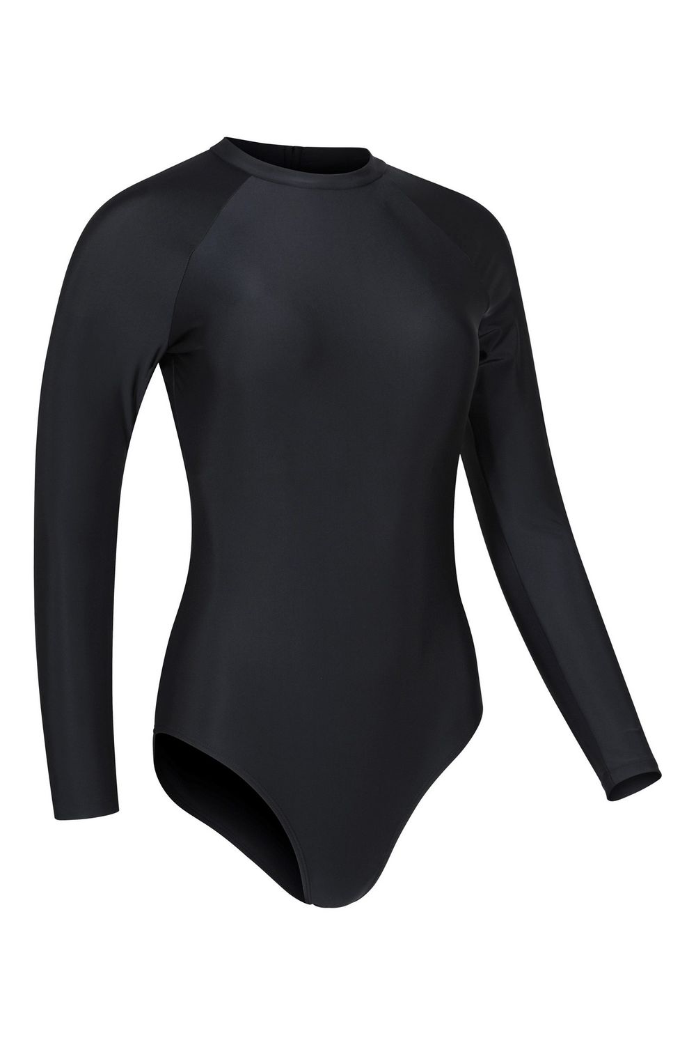 Black Sydney Long Sleeved One Piece Swimsuit, Image 3 of 4