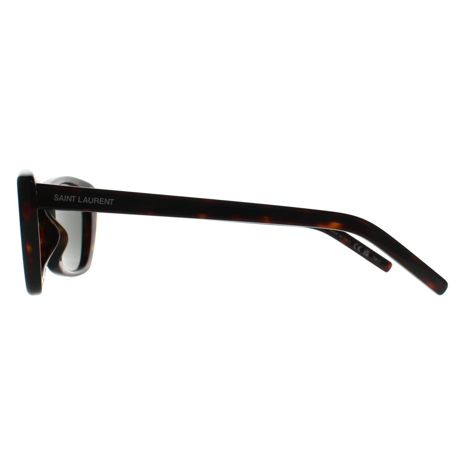 Brown Saint Laurent Brown Rectangle Havana Grey SL 613, Image 3 of 3