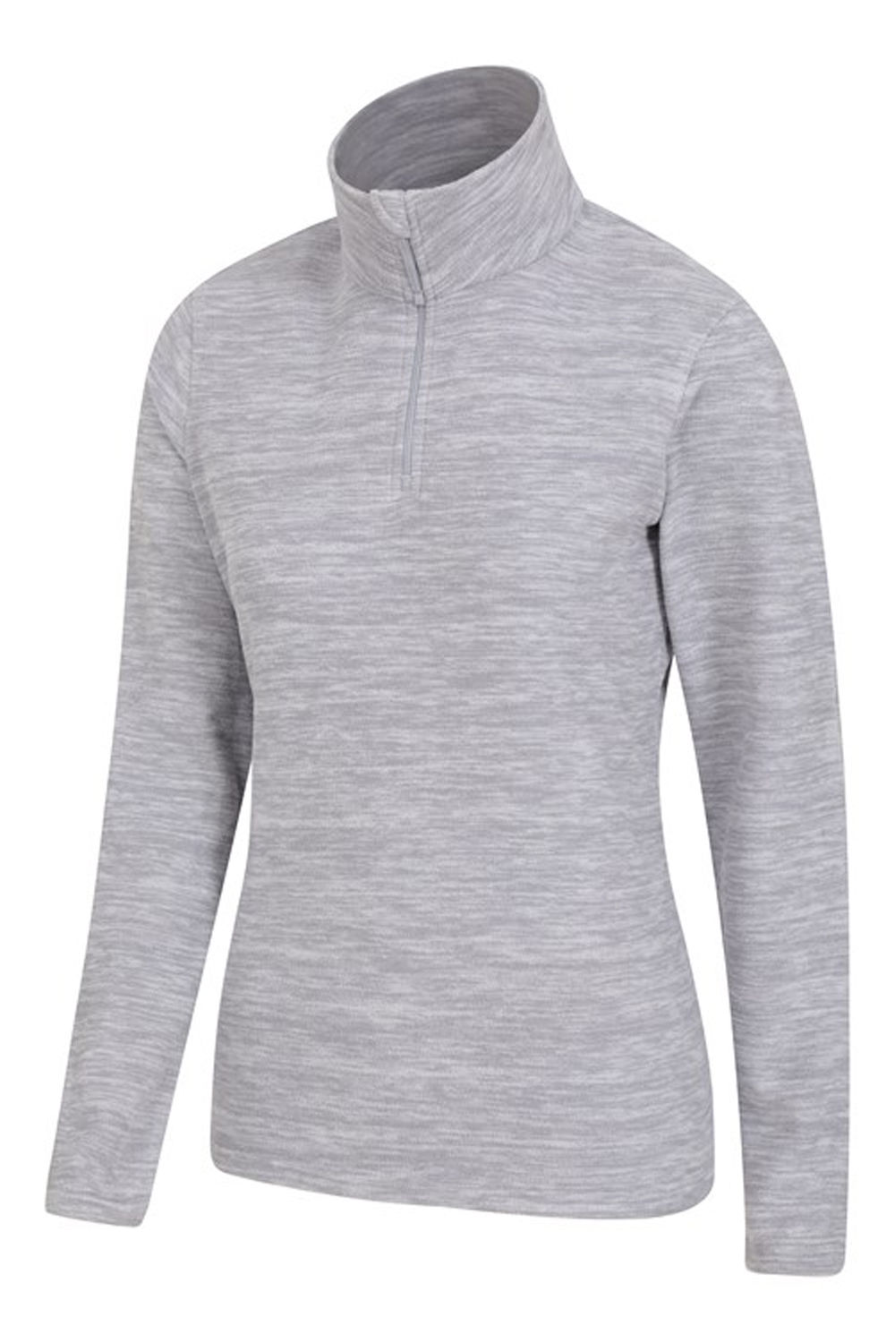 Grey Snowdon Melange Fleece Top, Image 2 of 4