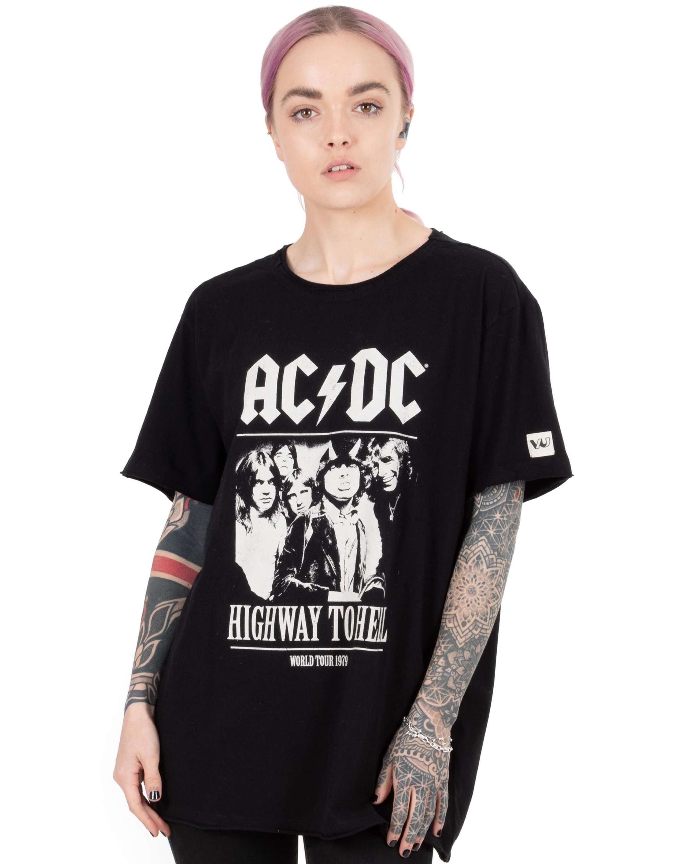 Black AC/DC Highway to Hell Unisex T-Shirt, Image 4 of 5