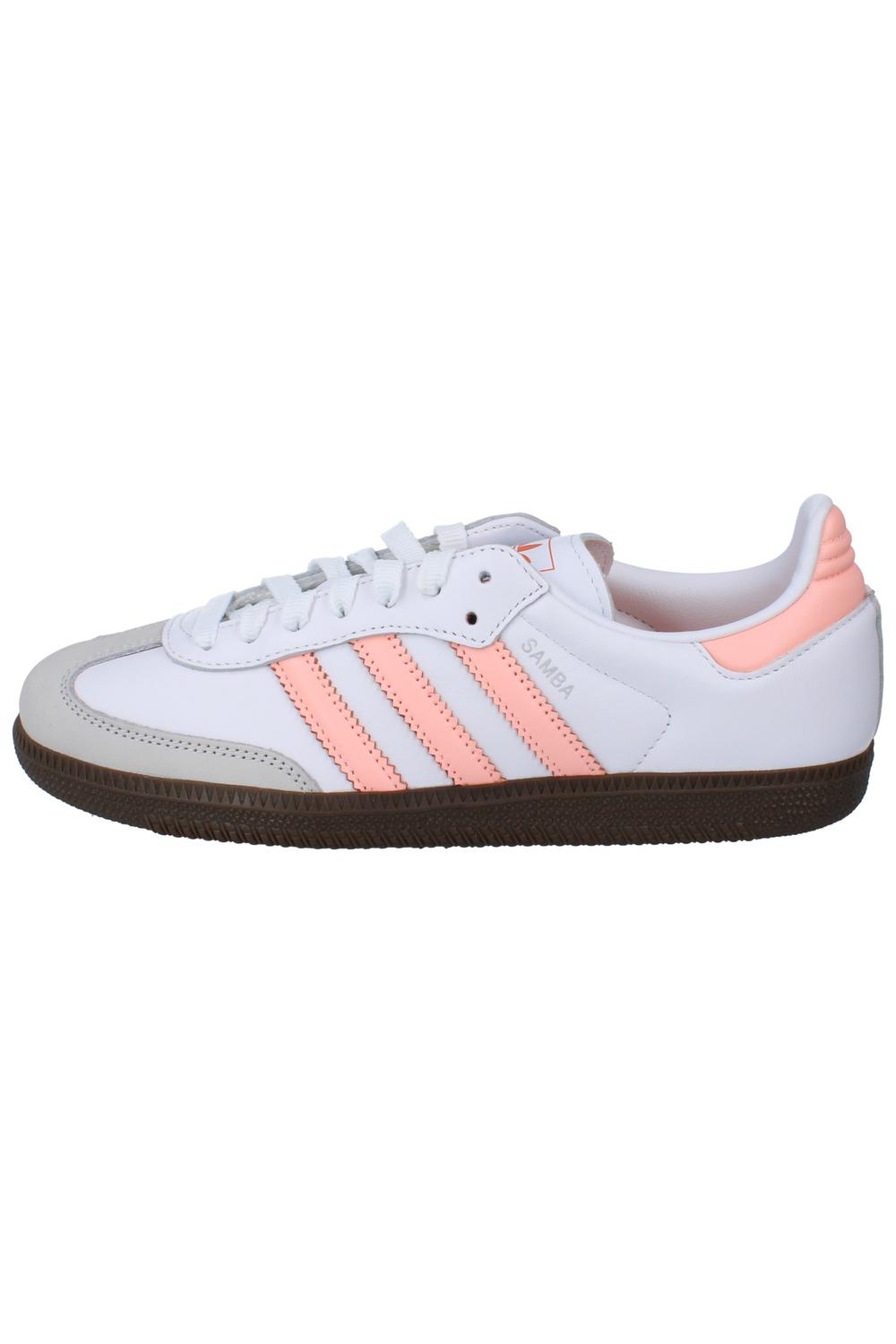 Grey Adidas Originals Samba OG Trainers, Image 1 of 6