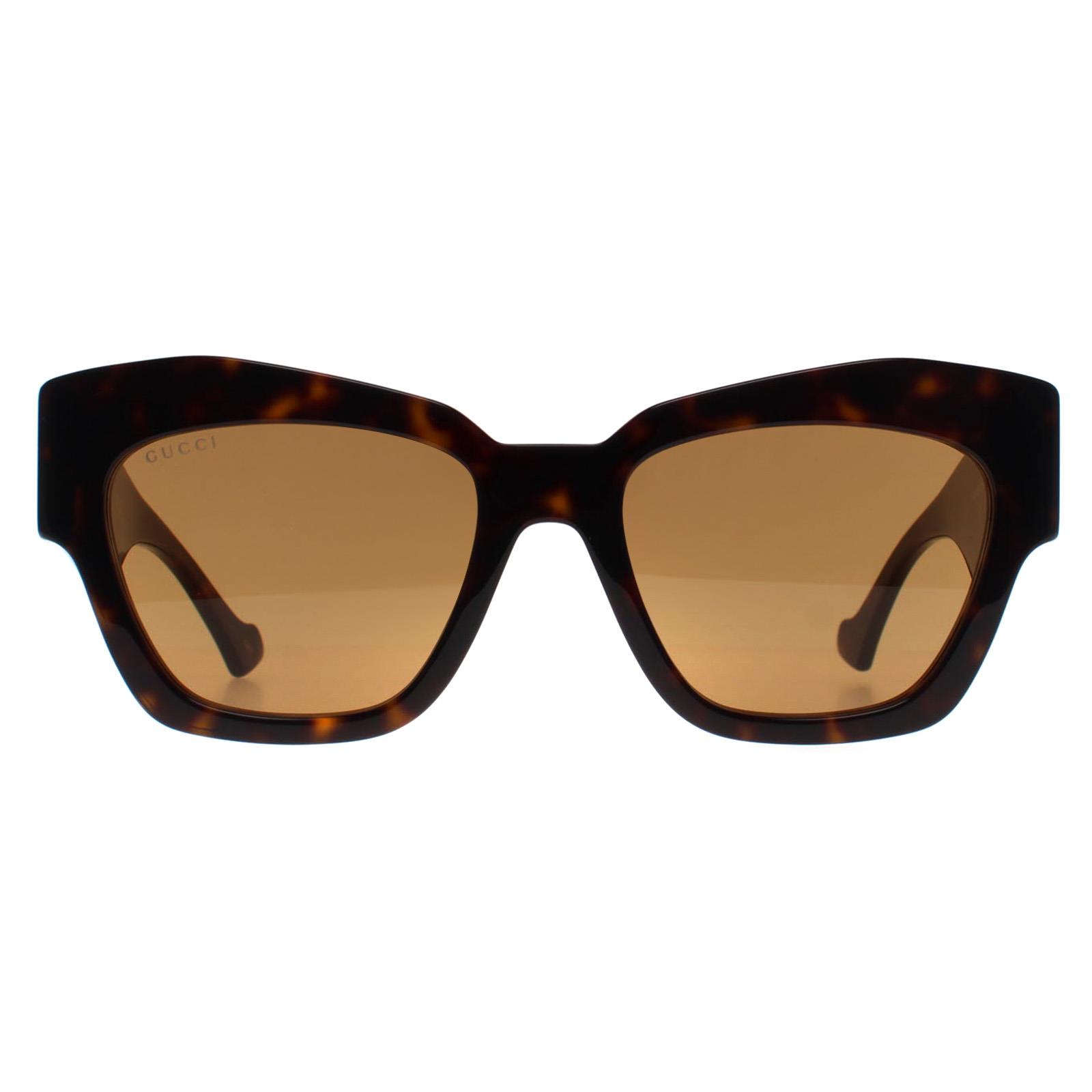 Brown Gucci Brown Cat Eye Tortoise Brown GG1422S, Image 1 of 4