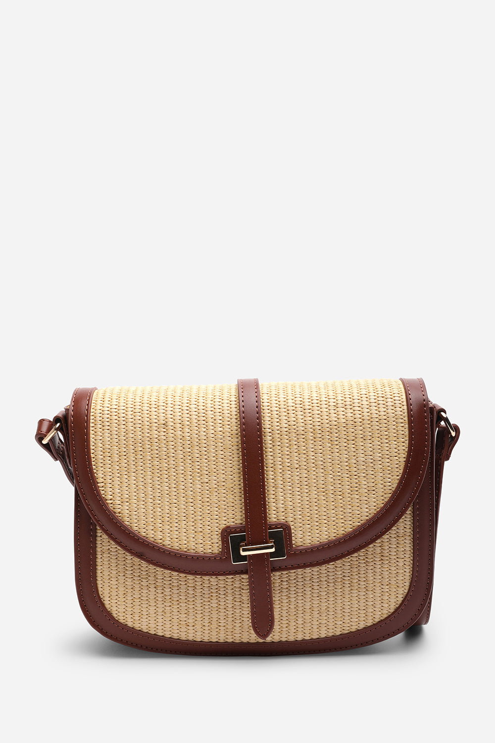 Amira Raffia Cross Body with Flap Bag, Image 1 of 6