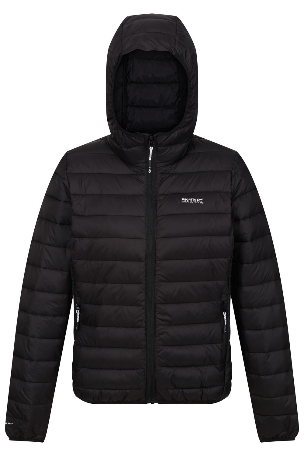 Black Marizion Hooded Padded Jacket, Image 1 of 4