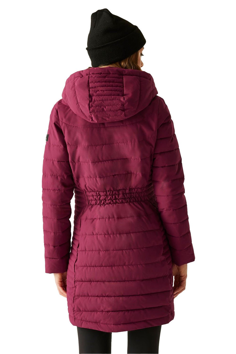 Red Andria Padded Jacket, Image 4 of 5