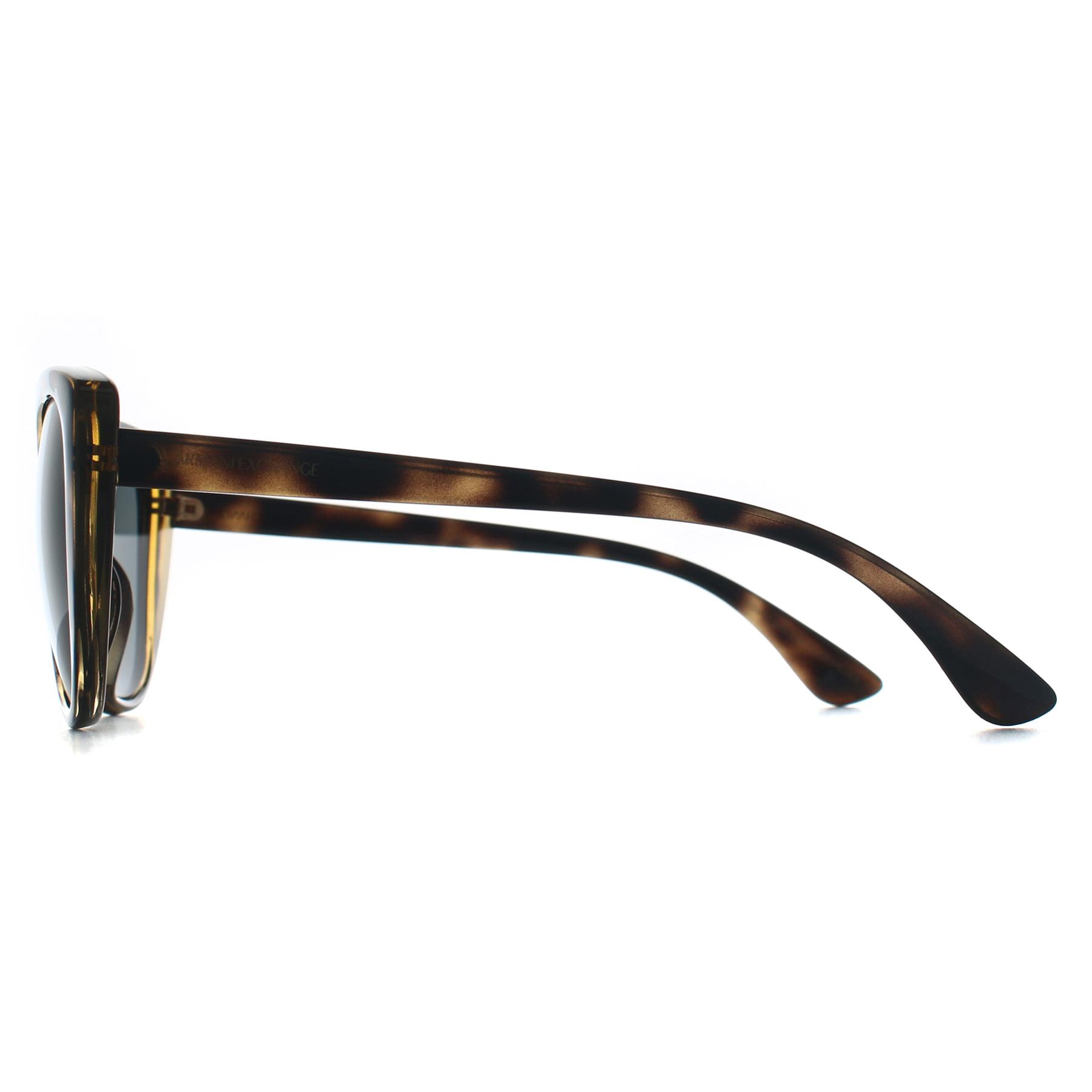 Brown Armani Exchange Brown Cat Eye Tortoise Grey AX4111SU, Image 3 of 3
