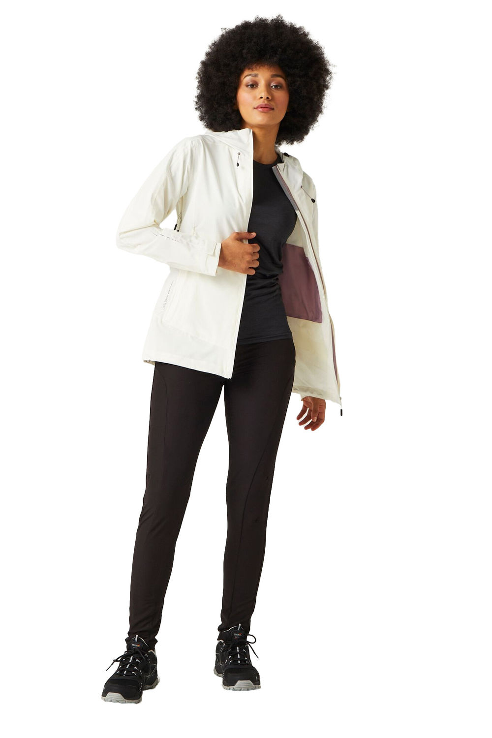 White Okara Waterproof Jacket, Image 6 of 6