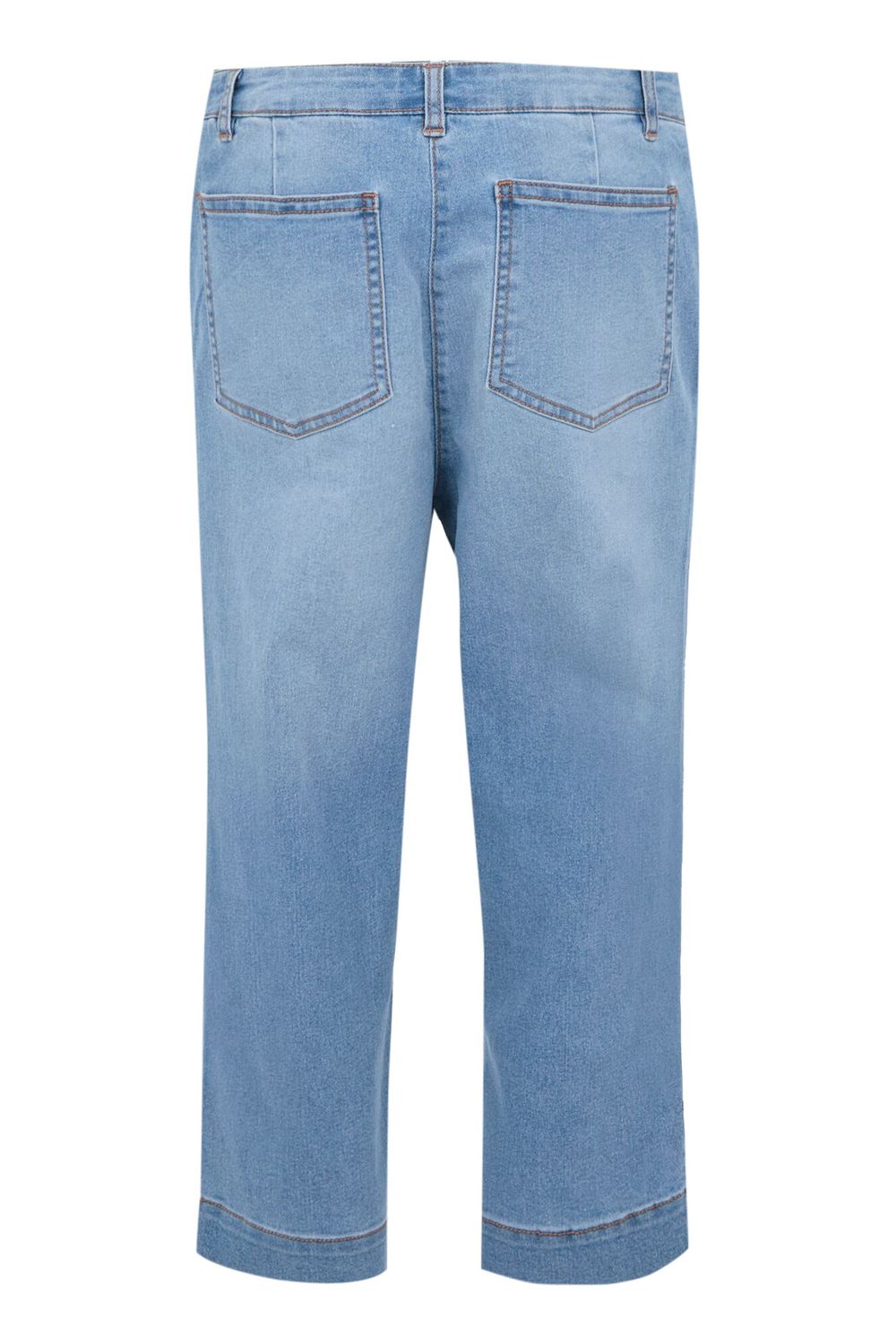 Light Denim Bayletta Capri Trousers, Image 3 of 5