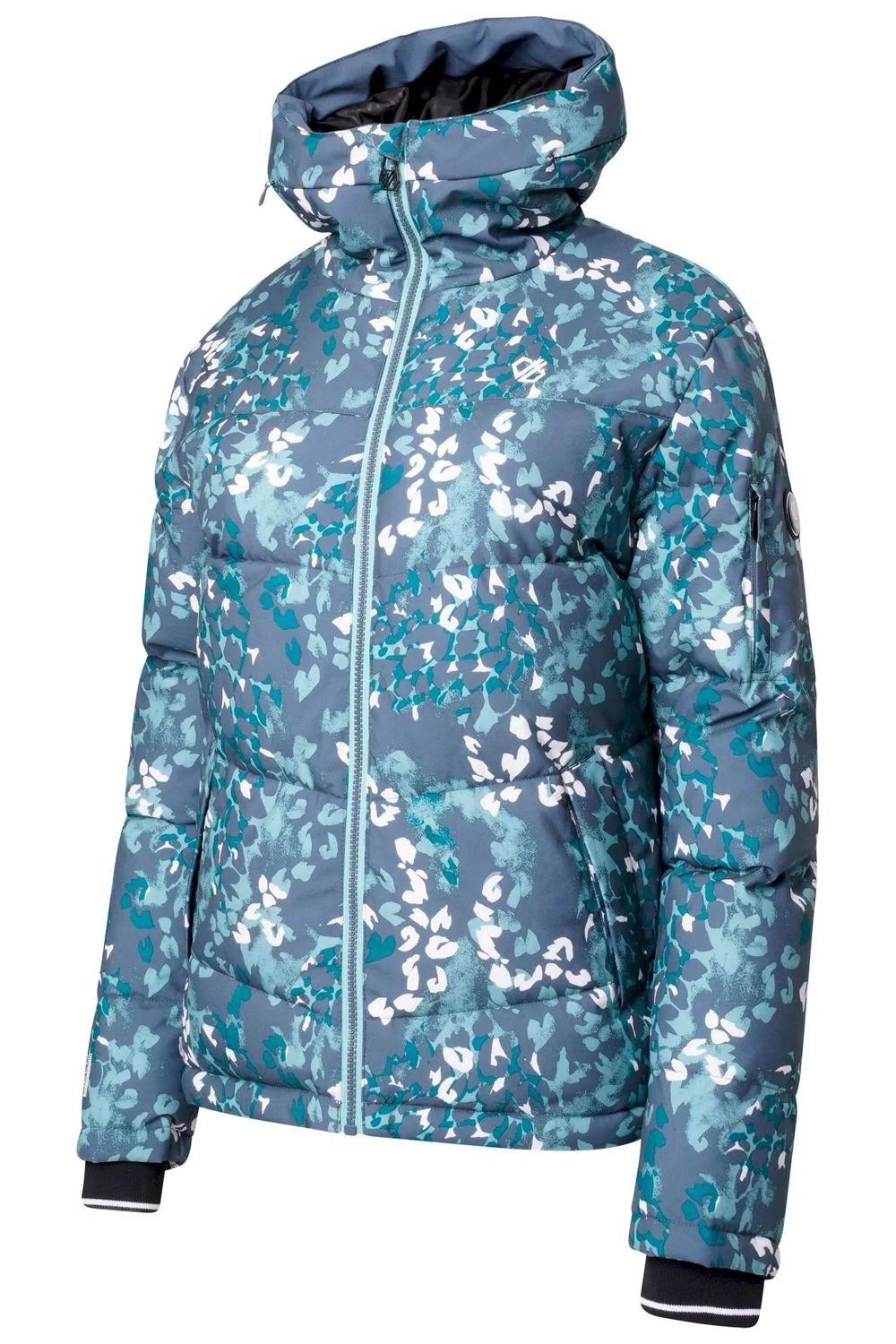 Green Verdict Animal Print Insulated Ski Jacket, Image 3 of 8