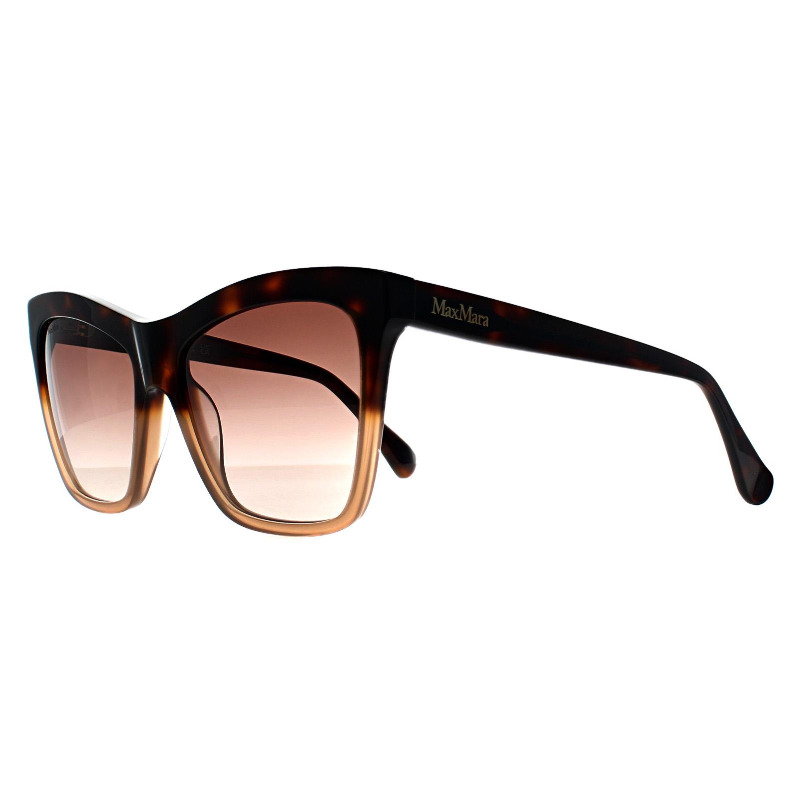 Cat Eye Havana Fade Brown Gradient MM0008 Logo2, Image 2 of 3