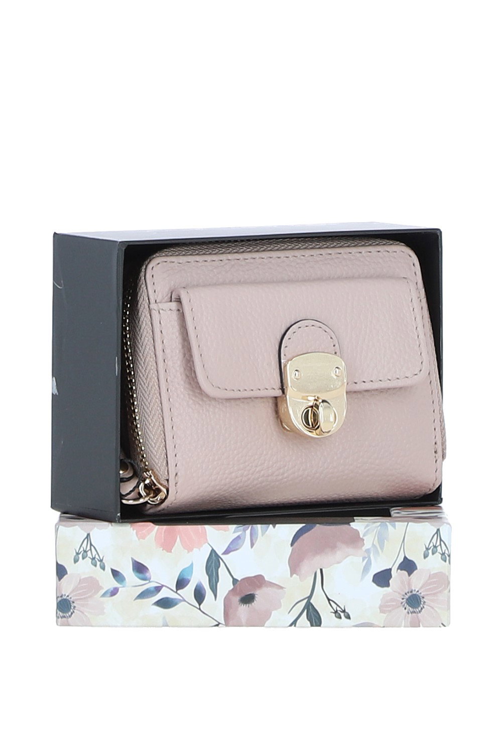 Beige Ashwood Leather Beige 'Sorellia' Real Leather Purse, Image 2 of 4