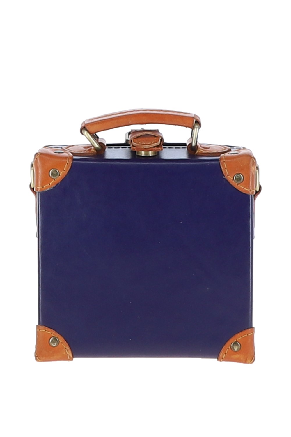 Navy Real Leather Trinket Box, Image 4 of 4
