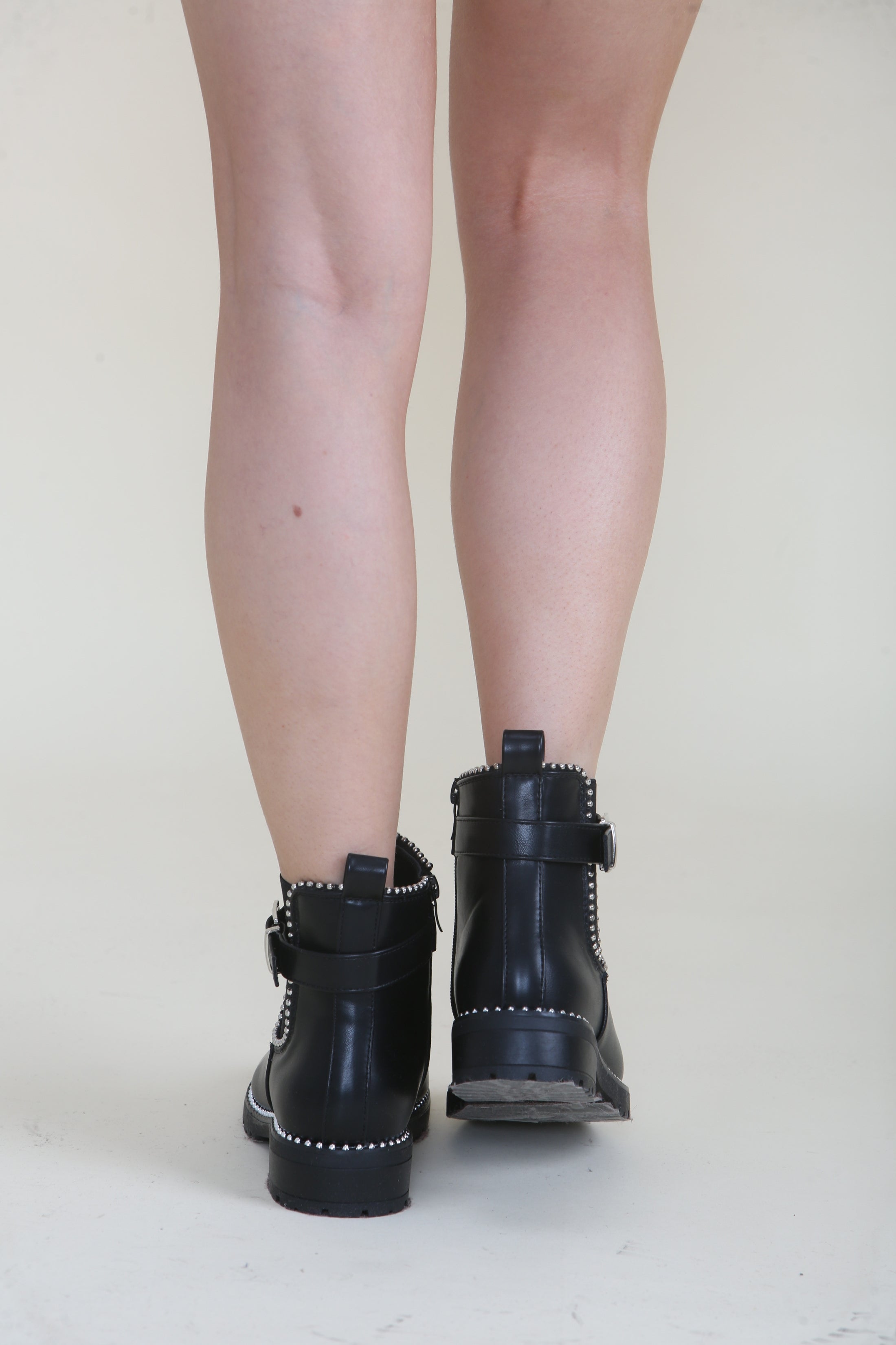 Black Black Studded Ankle Chelsea Boots - Finlay, Image 2 of 2