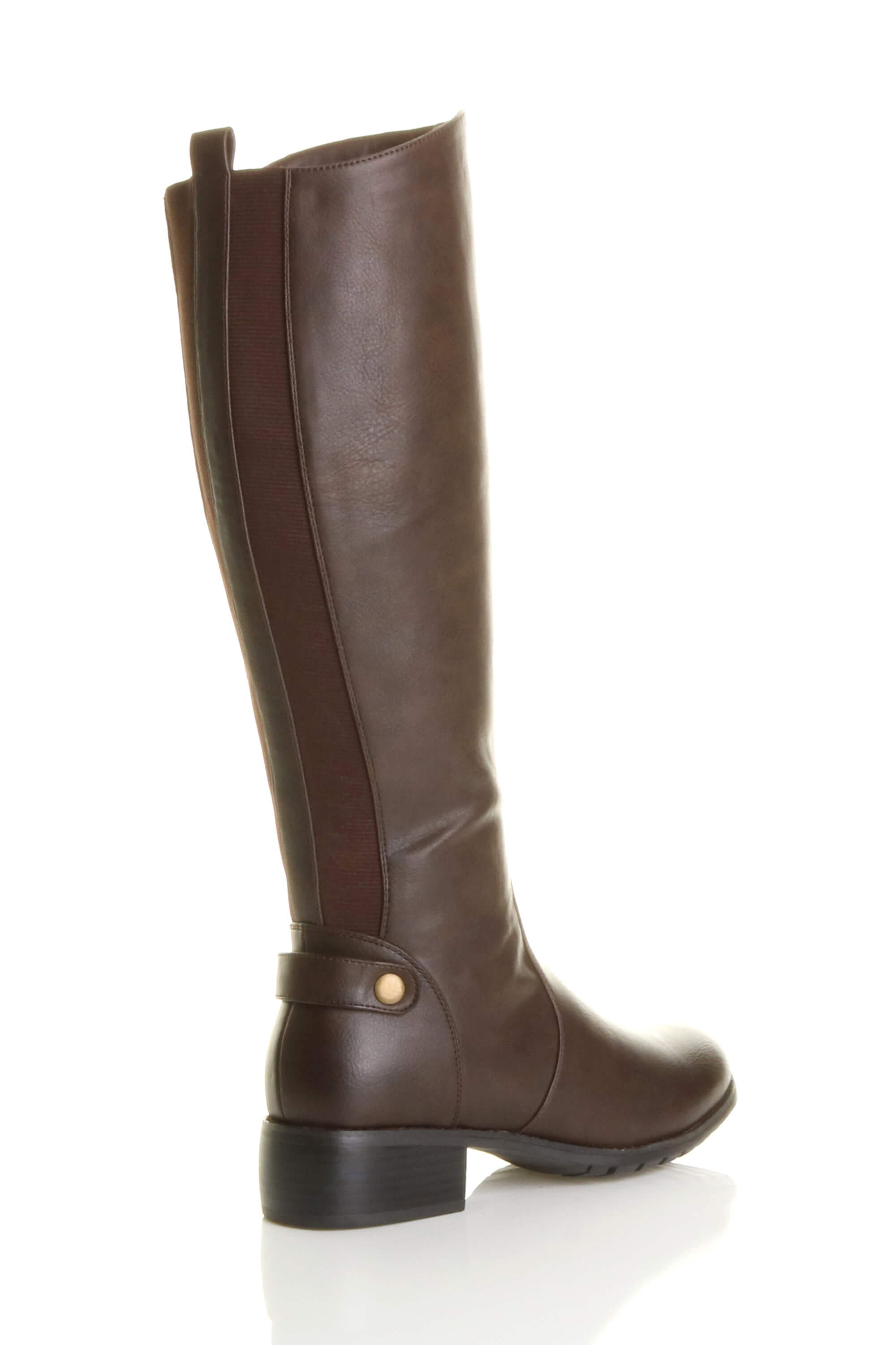 Brown AJVANI Brown Calf Riding Boots, Image 4 of 6