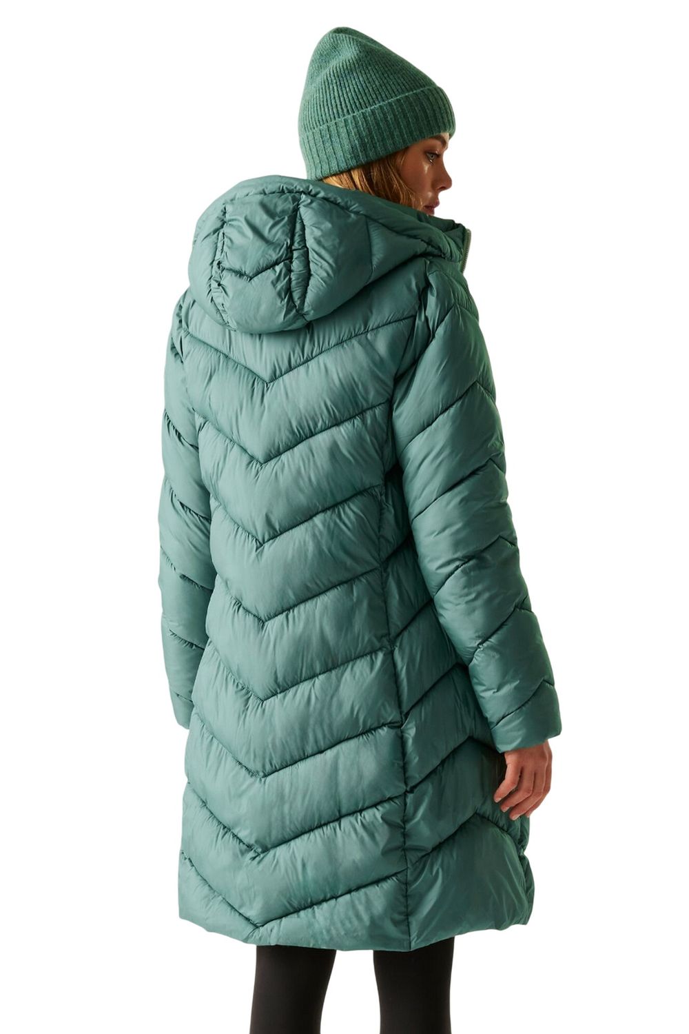 Pale Green Anita Padded Jacket, Image 5 of 6