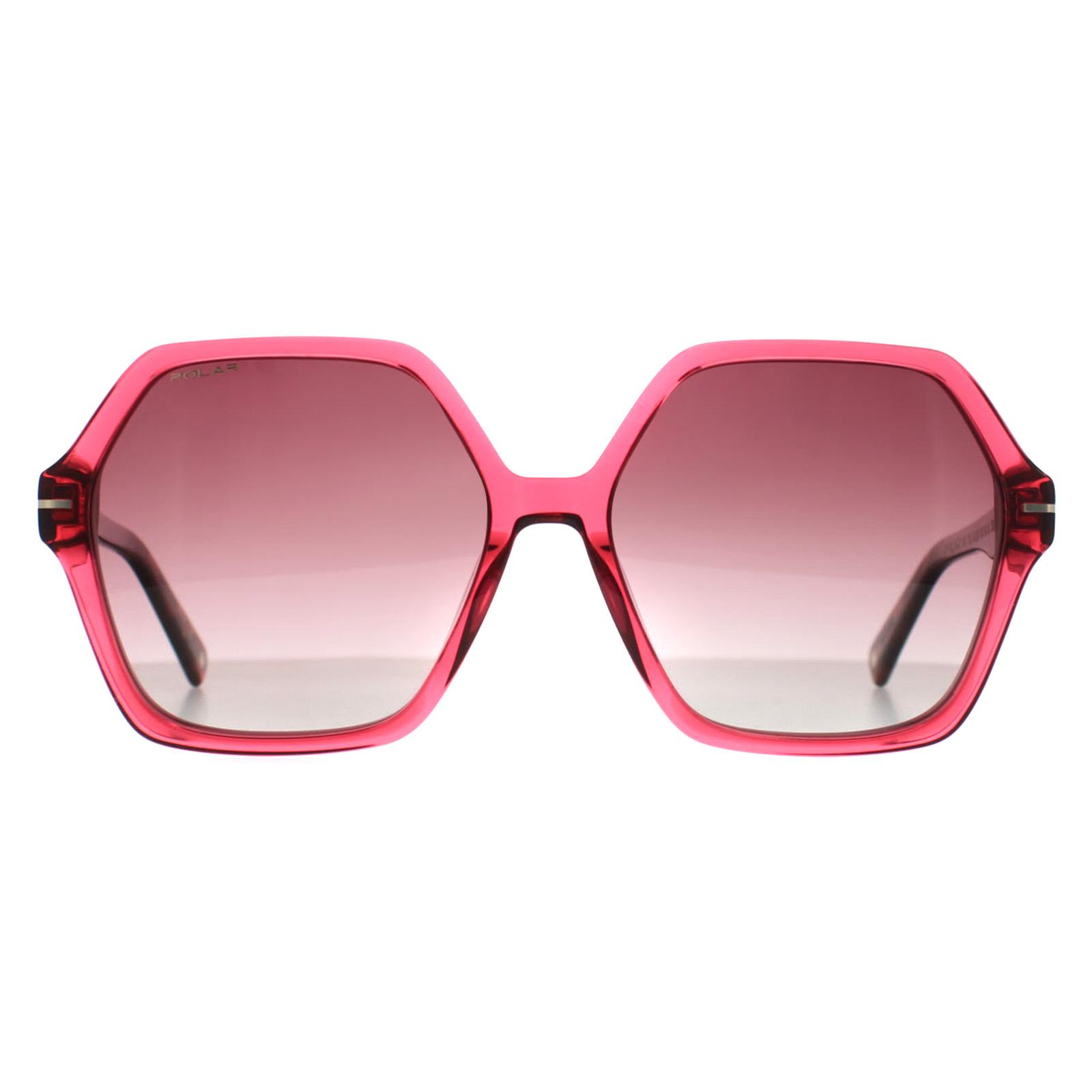 Square Transparent Pink Pink Gradient Polarized Gold 135, Image 1 of 3