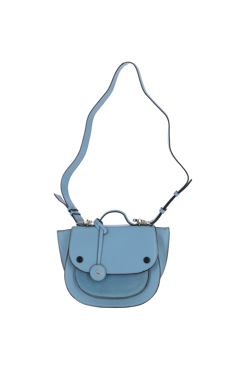 Light Blue 'Donata' Cambridge Style Saddlebag, Image 2 of 4