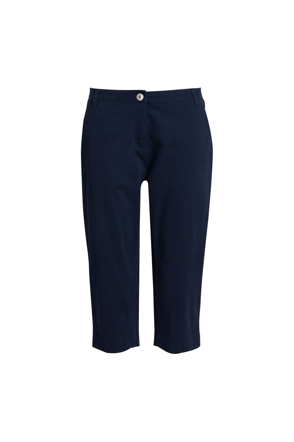 Navy Bayletta Capri Trousers, Image 2 of 5
