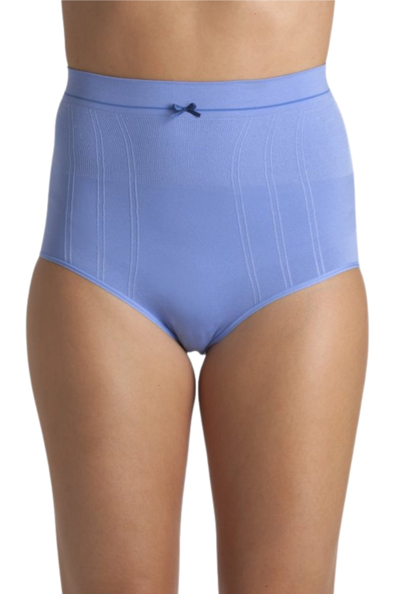 Blue 2 Pack Seamless High Waist Briefs, Image 1 of 4