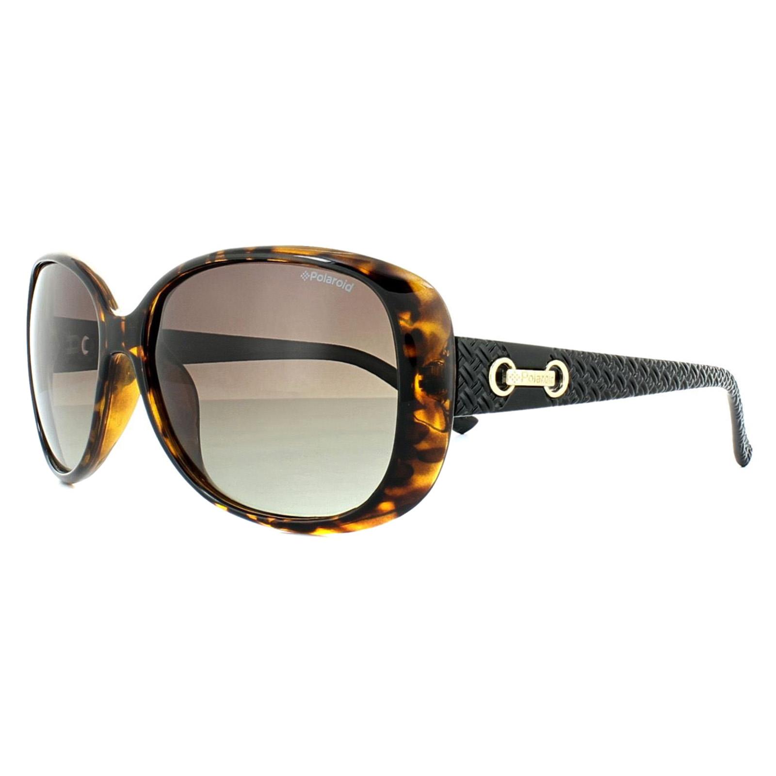 Brown Fashion Havana Black Brown Gradient Polarized Sunglasses, Image 2 of 4
