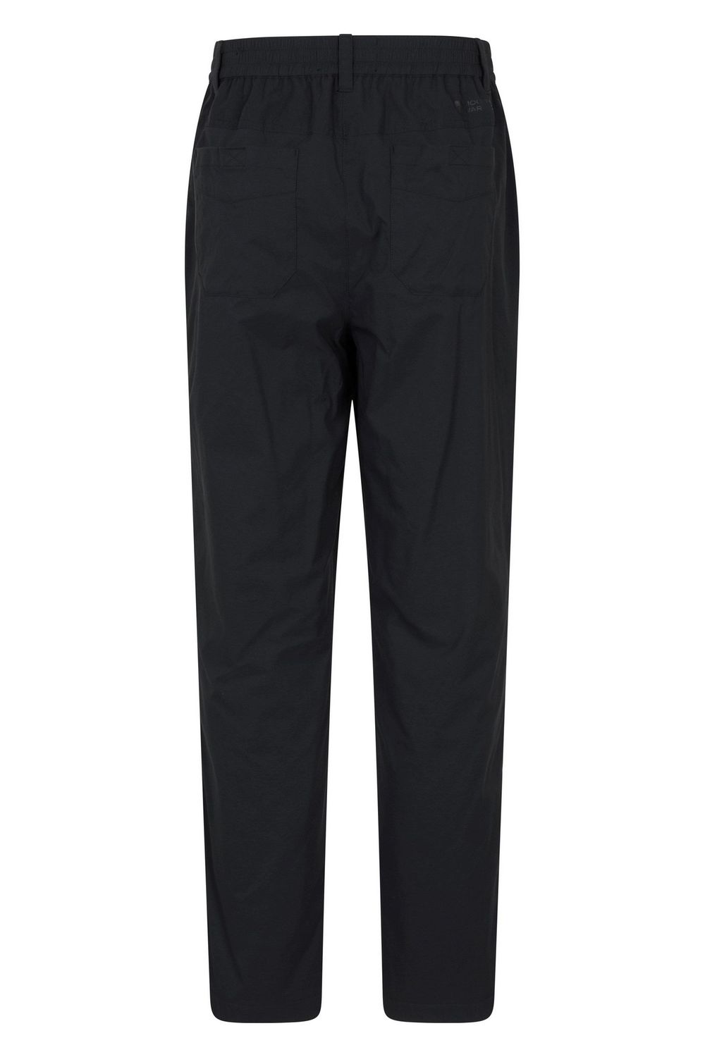 Black Delta Fleece Lined Short Winter Trousers, Image 2 of 4