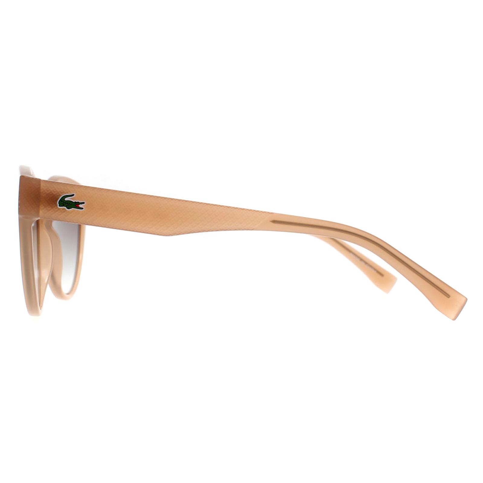 Beige Lacoste Beige Cat Eye Nude Grey Gradient L983S, Image 3 of 4