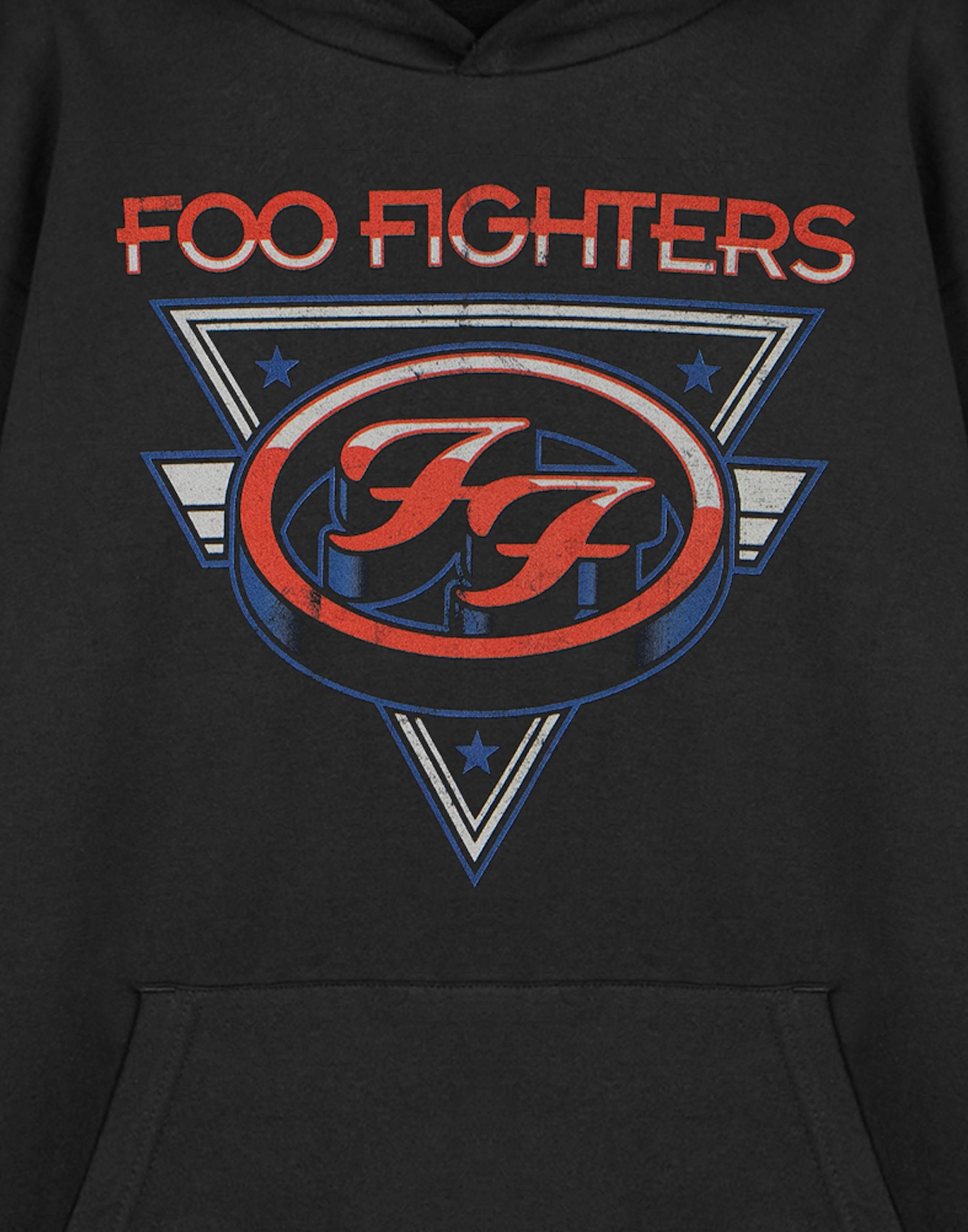 Black Foo Fighters Triangle Stars Hoodie, Image 6 of 6