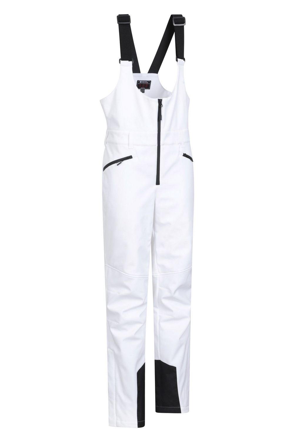 White RECCO Bibbed Ski Trousers, Image 3 of 4