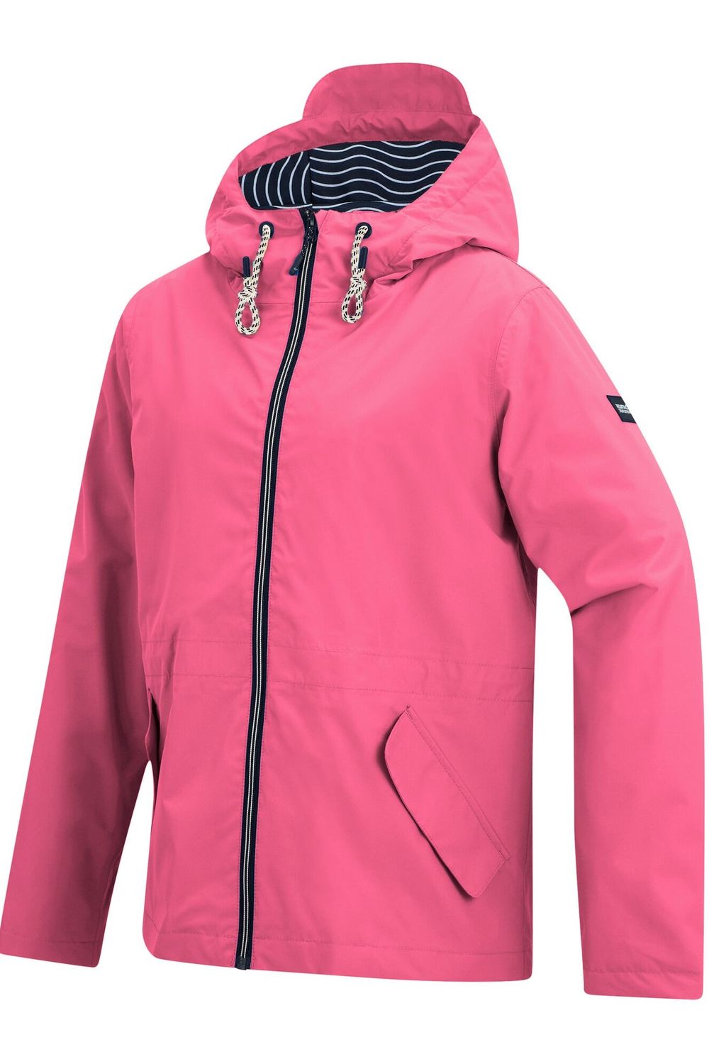 Light Pink Bayletta Grid Distress Waterproof Jacket, Image 3 of 3