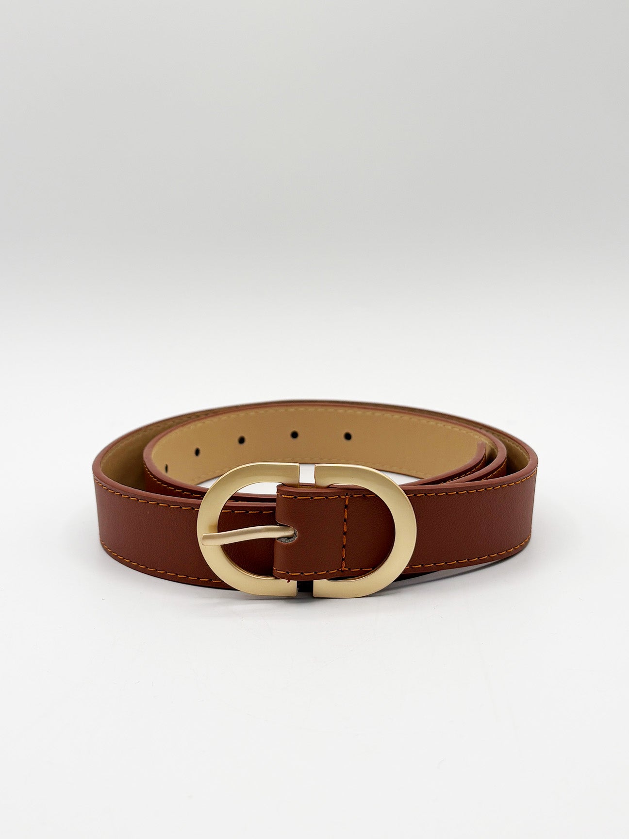 Black Gold Metal Buckle