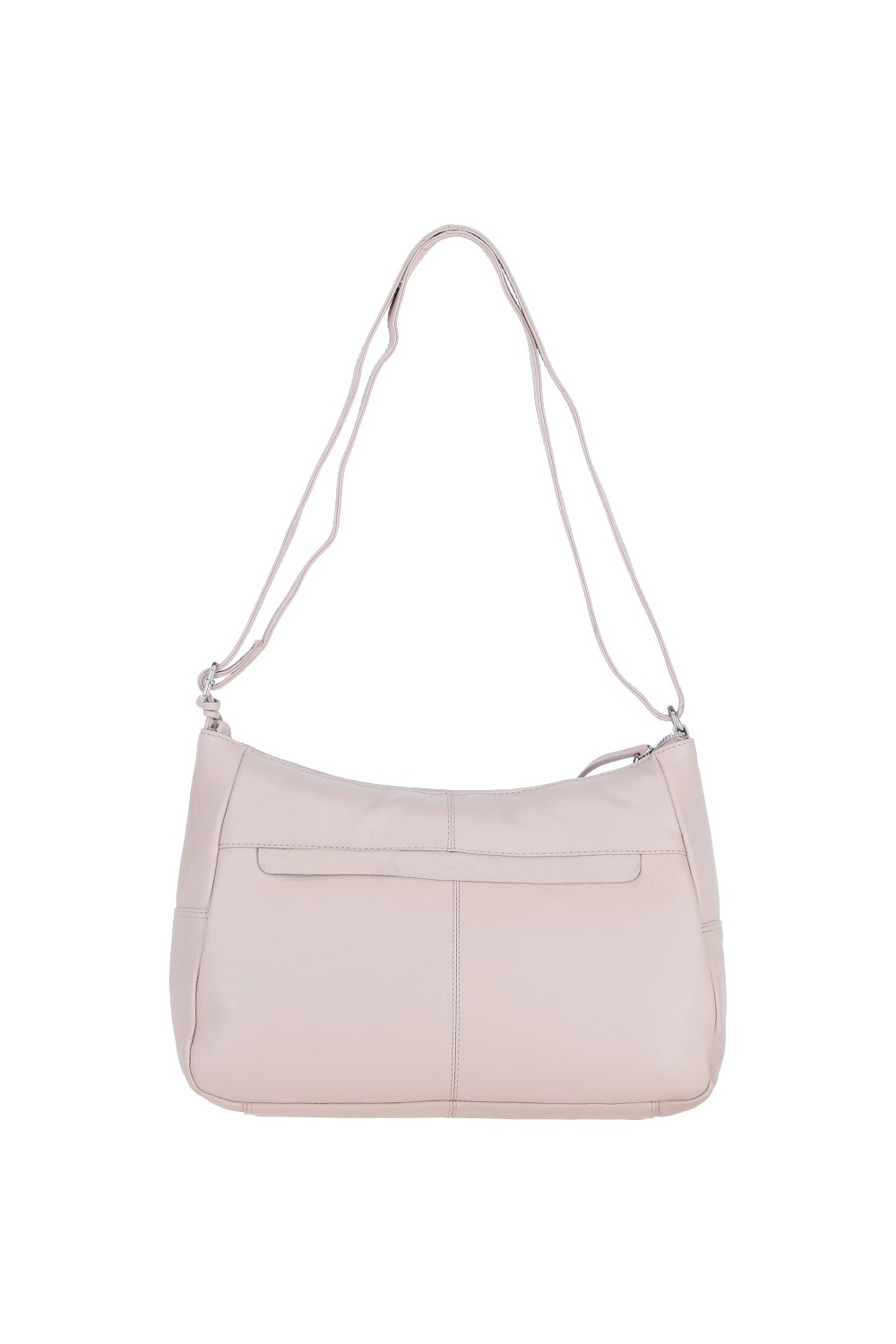 Light Pink 'Meath' Real Leather Shoulder Bag, Image 4 of 5