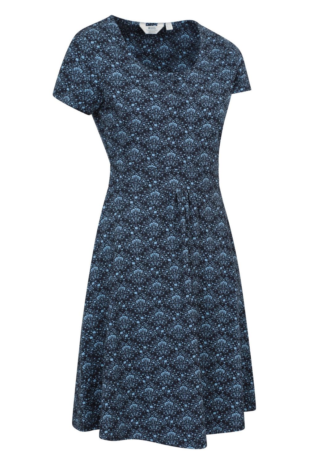 Navy Orchid Floral UV Protection Dress, Image 3 of 4