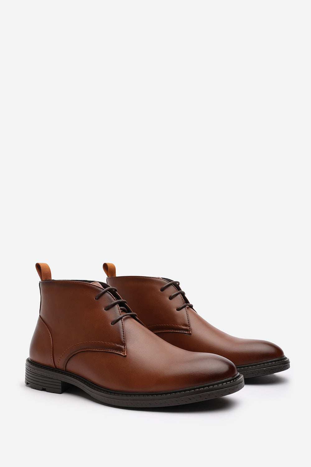 Tan 'Mason' Lace Up Ankle Boots, Image 3 of 6