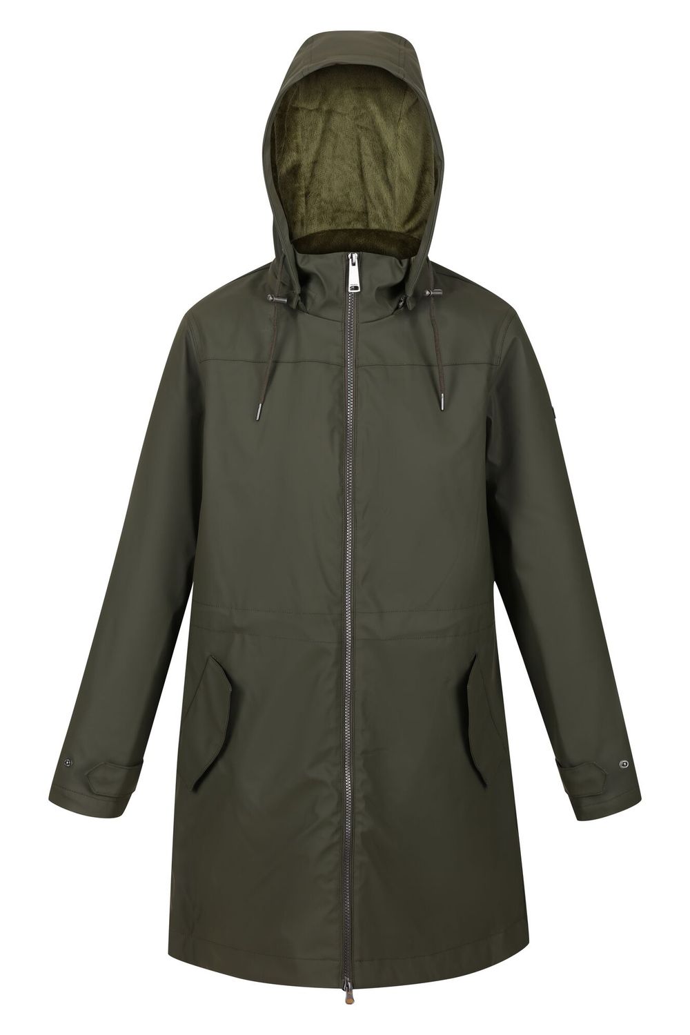 Khaki Fantine Baffled Padded Jacket, Image 1 of 6