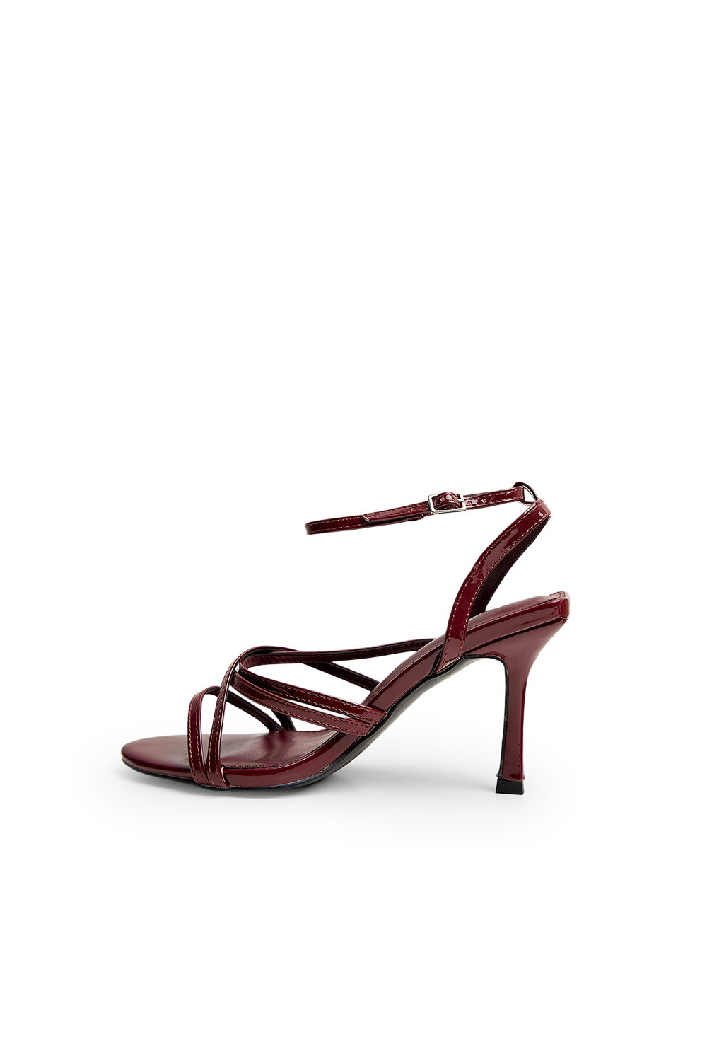 Burgundy Free Spirit Wide Fit Burgundy Mid Heels, Image 1 of 4