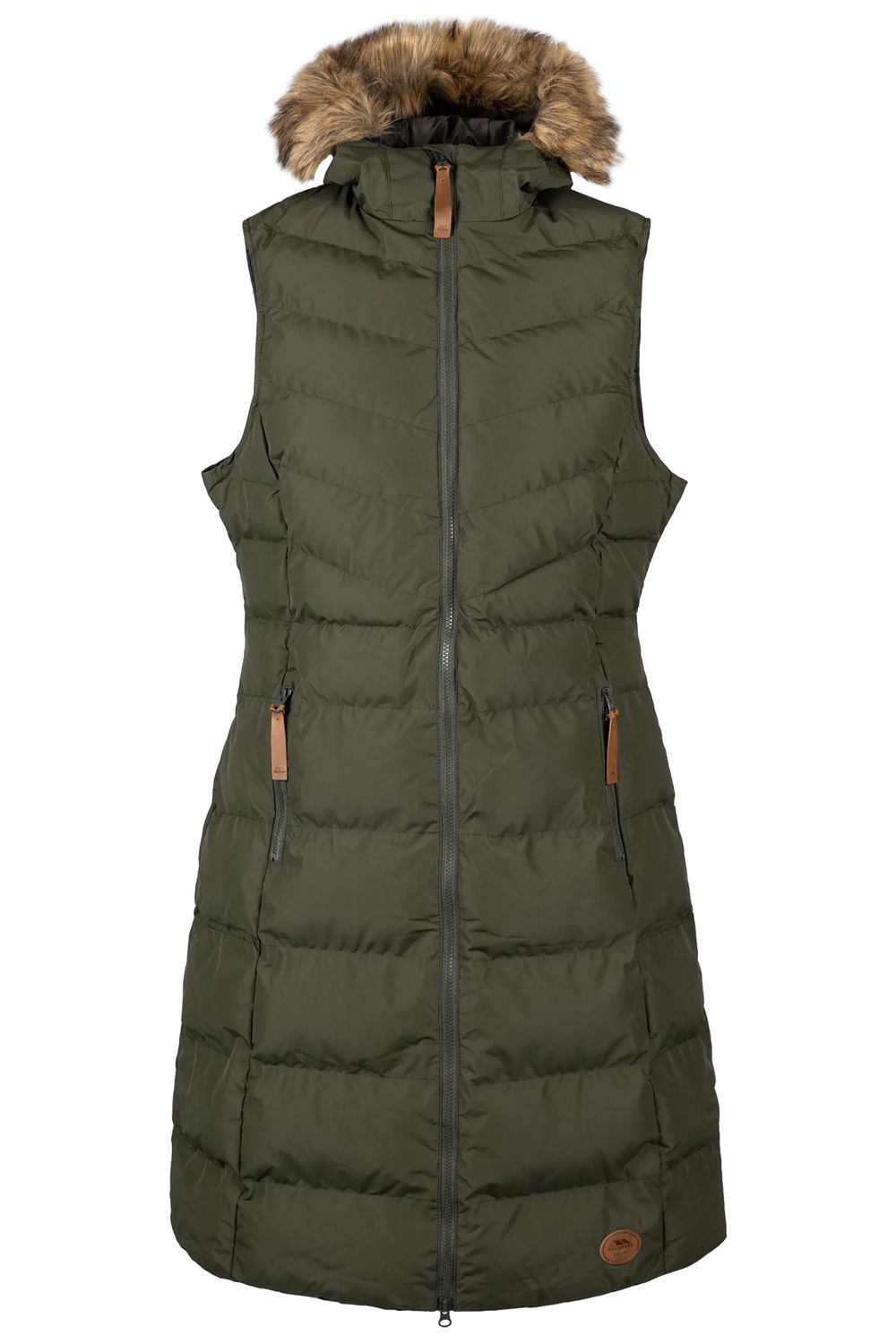 Dark Green Audrey Gilet, Image 1 of 4