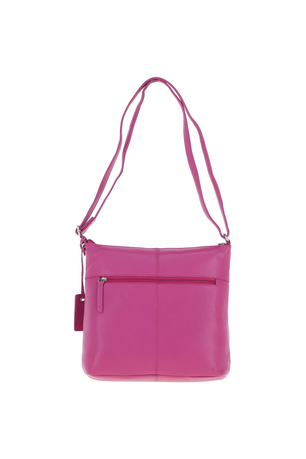 Raspberry 'Bondoran' Versatile Real Leather Shoulder Bag, Image 4 of 4