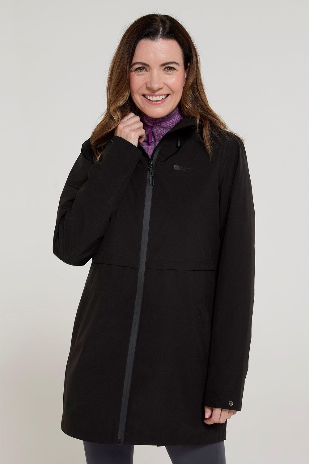 Black Hilltop II Waterproof Jacket, Image 2 of 6
